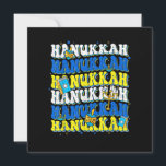 Retro Groovy Happy Hanukkah Chanukkah Jewish Holid Invitation<br><div class="desc">This is a great Christmas gift for people who like Santa Claus. Your family,  friends or children will love this gift after you give it to them. Wishing you and your family and friends a Merry Christmas.</div>