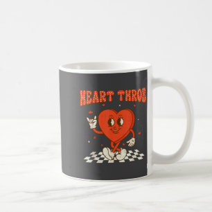 Retro Groovy Heart Throb Valentines Day Toddlers B Coffee Mug