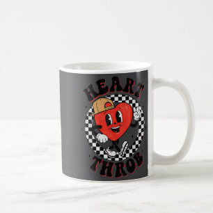 Retro Groovy Heart Throb Valentines Day Toddlers B Coffee Mug