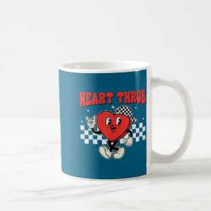 Retro Groovy Heart Throb Valentines Day Toddlers B Coffee Mug