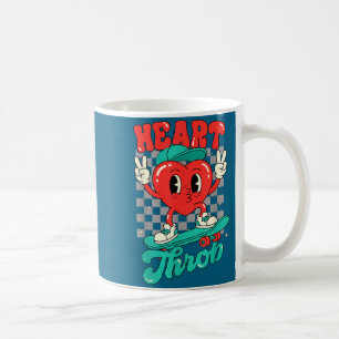 Retro Groovy Heart Throb Valentines Day Toddlers B Coffee Mug