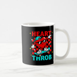 Retro Groovy Heart Throb Valentines Day Toddlers B Coffee Mug