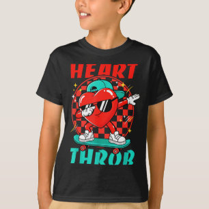 Retro Groovy Heart Throb Valentines Day Toddlers B T-Shirt