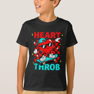 Retro Groovy Heart Throb Valentines Day Toddlers B T-Shirt