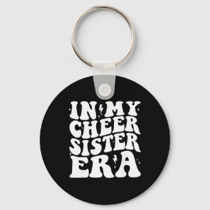 Retro Groovy In My Cheer Sister Era Cheerleading S Keychain