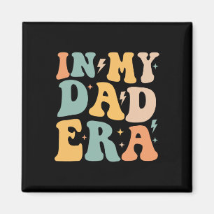 Retro Groovy In My Dad Era Father&#; s Day Magnet