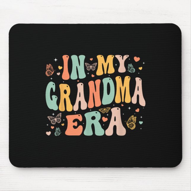 Retro Groovy In My Grandma Era Mother's Day Women  Mouse Pad (Front)