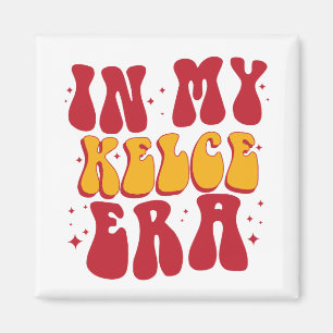 Retro Groovy In My Kelce Era  Magnet