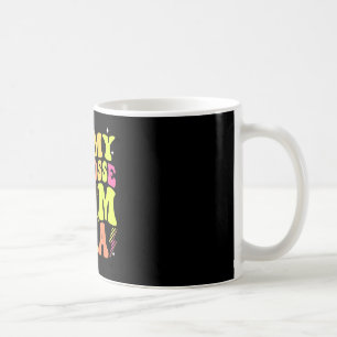 Retro Groovy In My Lacrosse Mom Era Cute Mother's Coffee Mug