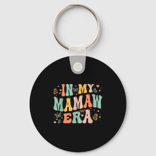 Retro Groovy In My Mamaw Era Mother's Day Women Keychain