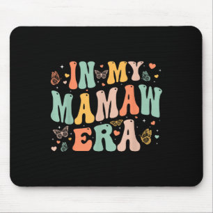 Retro Groovy In My Mamaw Era Mother's Day Women  Mouse Pad