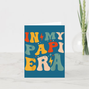 Retro Groovy In My Pa Era Funny Father's Day Mens  Card