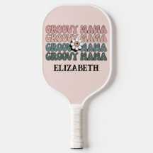 Retro Groovy Mama Modern Boho Colours Name