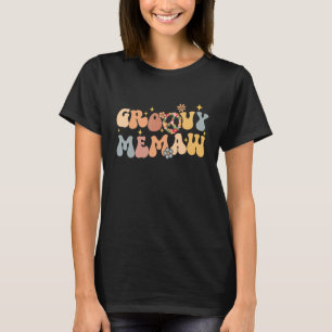 Retro Groovy Memaw PEACE LOVE 60s 70s Hippie Baby T-Shirt