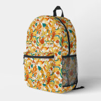 Retro Groovy Mushroom Flower Pattern