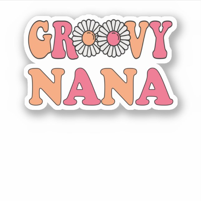 Retro Groovy Nana Matching Family (Front)