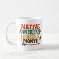 Retro Groovy Native American Heritage Month