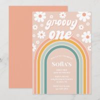 Retro Groovy One Boho First Birthday