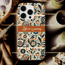 Retro Groovy Shabby Chic Rustic Life is a Journey 