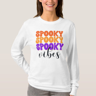 Retro Groovy Spooky Vibes Vintage Halloween T-Shirt