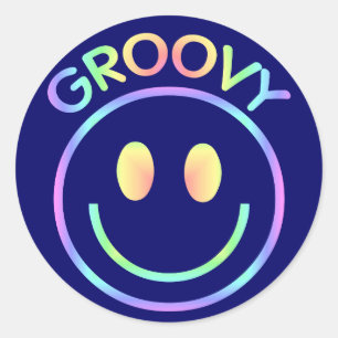 Retro Groovy Stickers