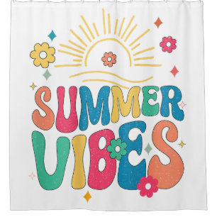 Retro Groovy Summer Vibes Sunflower Hello Summer V