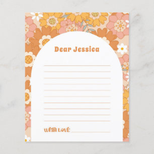 Retro groovy time capsule note