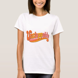 Retro Groovy Unstoppable Vintage 70s Typography  T-Shirt