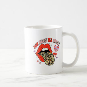 Retro Groovy Valentines Day Dress You Blow Me Away Coffee Mug