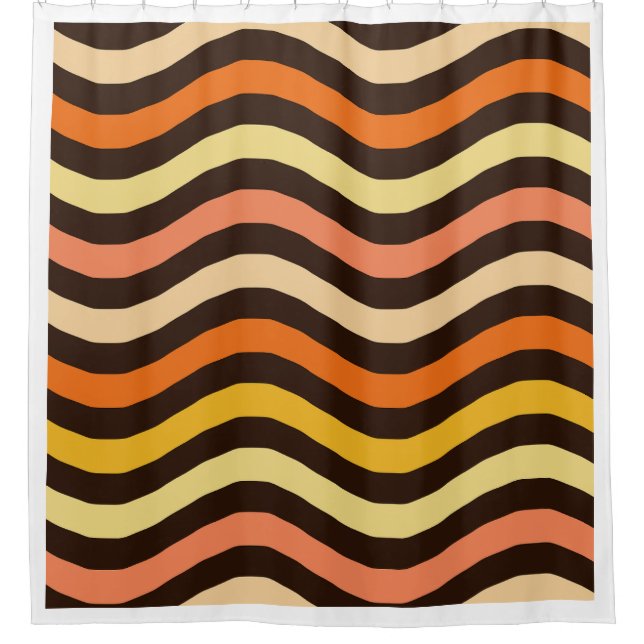 Retro Groovy Waves Seamless Pattern (Front)