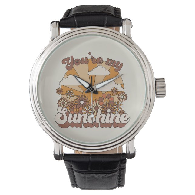 Retro Groovy | You're my Sunshine Watch (Front)