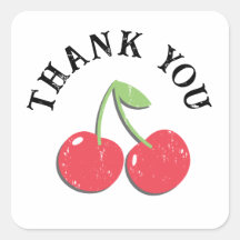 Retro Grunge Cherry Aesthetic Vintage Thank You