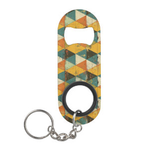 Retro Grunge Keychain Bottle Opener