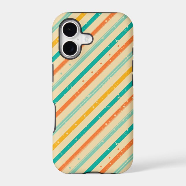 Retro grunge striped pattern (Back)