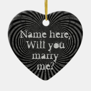Retro grungy stripes ceramic ornament