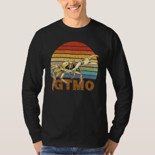 Retro Gtmo Land Crab Guantanamo Bay Cuba T-Shirt