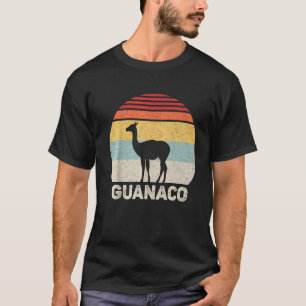 Retro Guanaco El Salvador Pupusas Food Vintage T-Shirt
