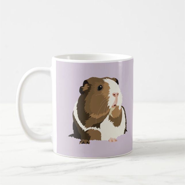 Retro Guinea Pig 'Betty' Mug (Left)