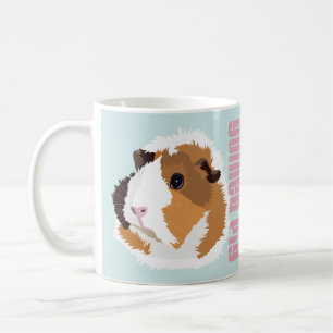 Retro Guinea Pig 'Elsie' Mug