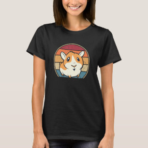 Retro Guinea Pig Long Hair Short Hair Breeder Guin T-Shirt