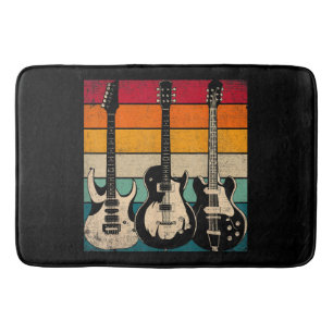 Retro Guitar Bath Mat
