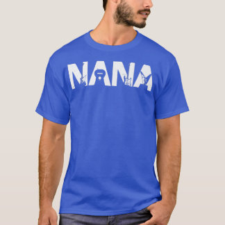 Retro Guitarist Mother Nana Guitar Mother's Day Mu T-Shirt