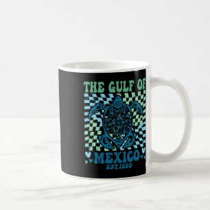 Retro Gulf Of Mexico Est 1550 Turtle Beach Shirt M Coffee Mug