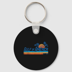 Retro Gulf Of Us America 2025 American Flag Gulf M Keychain