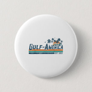 Retro Gulf Of Usa America Est 2025 American Flag G 2 Inch Round Button