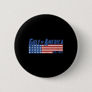 Retro Gulf Of Usa America Est 2025 American Flag G 2 Inch Round Button