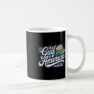 Retro Gulf Of Usa America Est 2025 American Flag G Coffee Mug