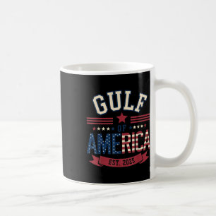 Retro Gulf Of Usa America Est 2025 American Flag G Coffee Mug