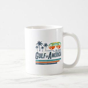 Retro Gulf Of Usa America Est 2025 American Flag G Coffee Mug