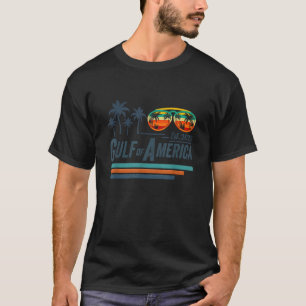 Retro Gulf Of USA America Est 2025 American Flag G T-Shirt